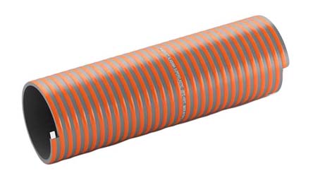 Contitech Alabama PVC, Hose Pipe, 50mm ID, 58.8mm OD, Grey, 5m