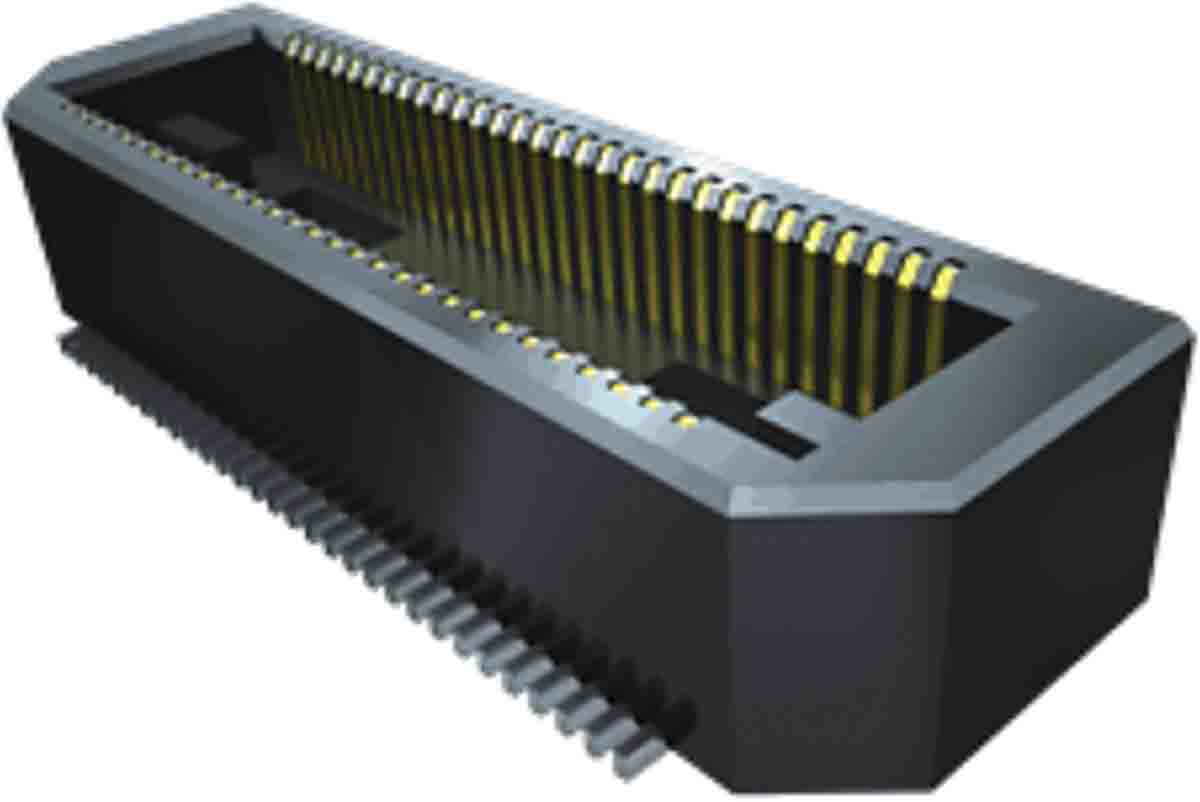Samtec BTH Series PCB Header, 120 Contact(s), 0.5 mm Pitch, 2 Row, Shrouded