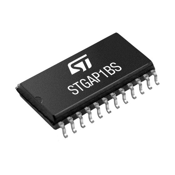 STMicroelectronics STGAP1BSTR, Gate Driver, 5 A 24-Pin 28 V, SO-24W