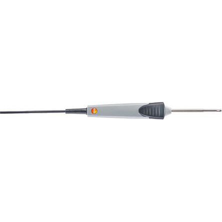 Testo NTC Air Temperature Probe, 50 mm, 115 mm Length, 4 mm, 5 mm Diameter, +125 °C Max, With SYS Calibration