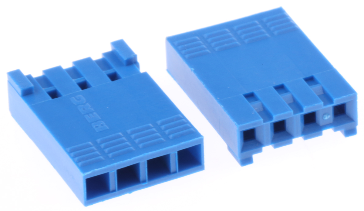 Amphenol Communications Solutions, DUBOX Female Connector Housing, 2.54mm Pitch, 4 Way, 1 Row