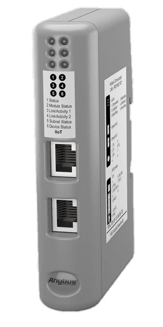 Anybus MQTT, OPC UA, RS232, RS422, RS485 D Sub 9 Pin RJ45 Interface Converter