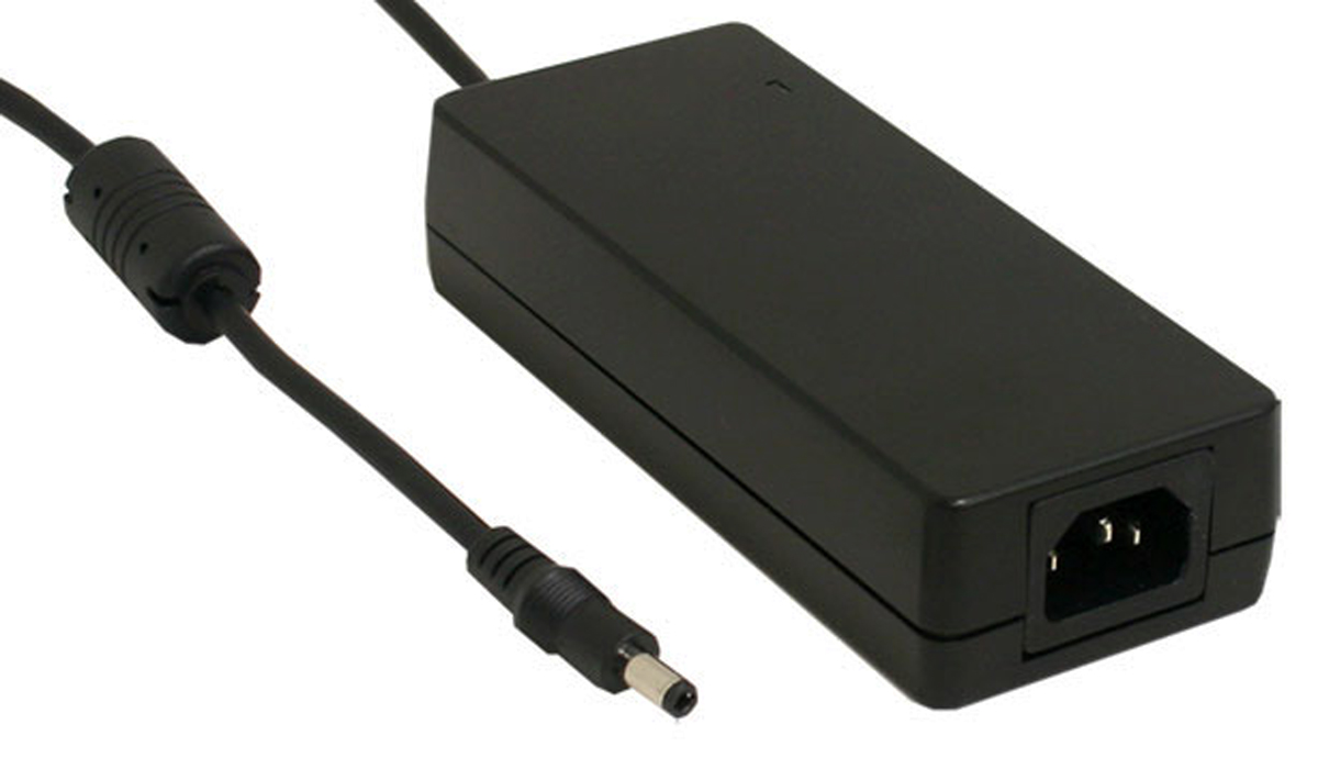 MEAN WELL 80W Power Brick AC/DC Adapter 12V dc Output, 6.7A Output