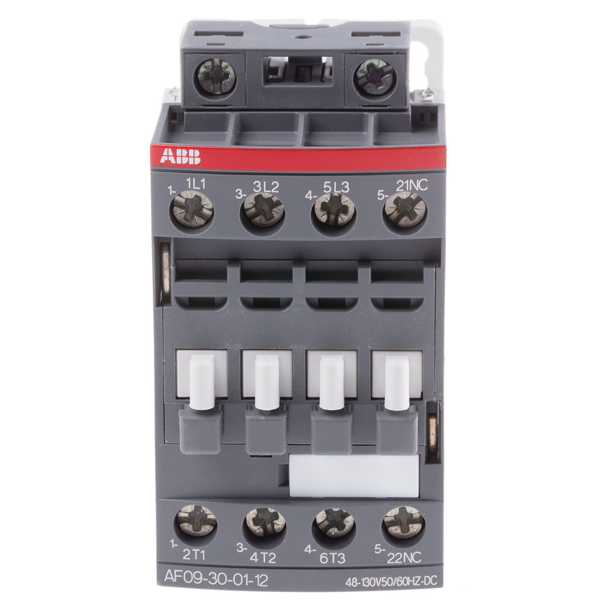 ABB AF09 Contactor, 110 V Coil, 3-Pole, 7 A, 4 kW 130 V, 3 NO, 690V