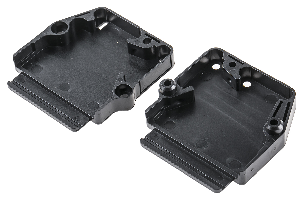 Amphenol Communications Solutions 863093C Series Thermoplastic Angled, Straight D Sub Backshell, 25 Way, Strain Relief