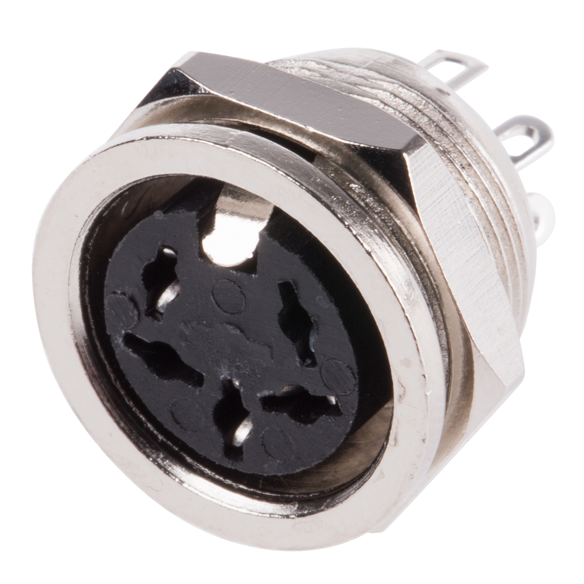 RS PRO 5 Pole Din Socket, 4A, 100 V ac, Female, Panel Mount