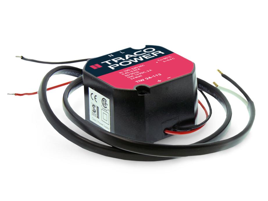 TRACOPOWER Switching Power Supply, TIW 24-112, 12V dc, 2A, 24W, 1 Output, 90 → 264 V ac, 90 → 370 V dc