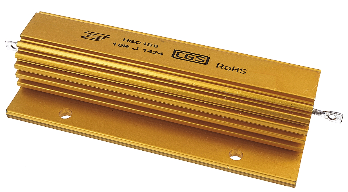 TE Connectivity, 10Ω 150W Wire Wound Chassis Mount Resistor HSC15010RJ ±5%