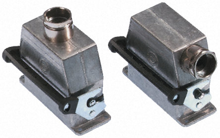 EPIC H-B Heavy Duty Power Connector Hood, 24 Contacts, PG29 Thread, Side Entry