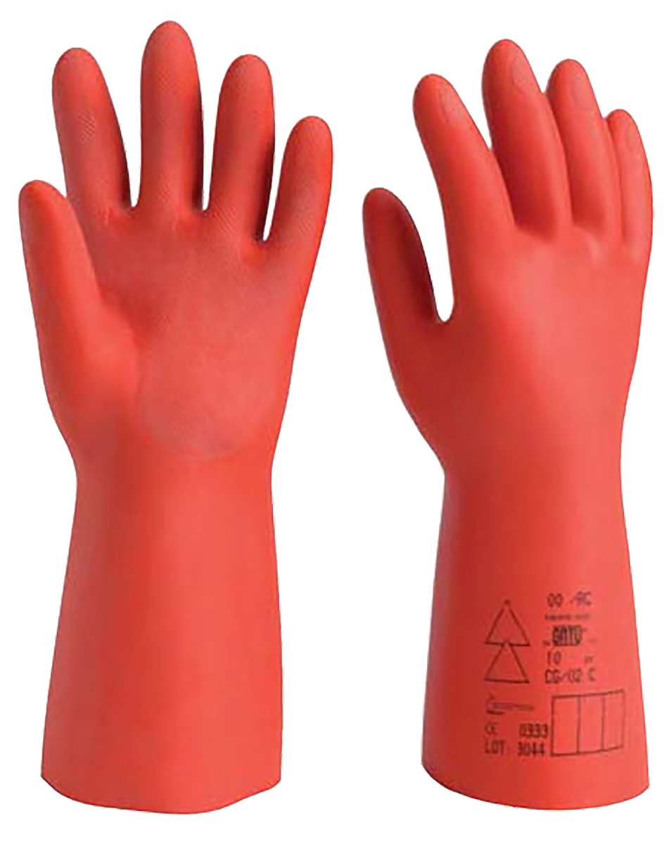 Penta GICN Red Composite Electrical Insulating Gloves, Size 10