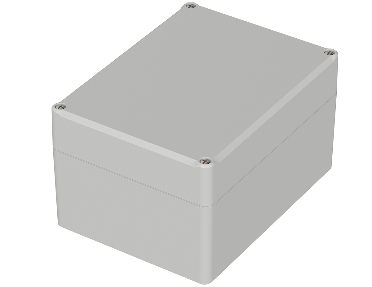 Bopla Euromas II Series Light Grey ABS Enclosure, IP65, Light Grey Lid, 160 x 120 x 92mm