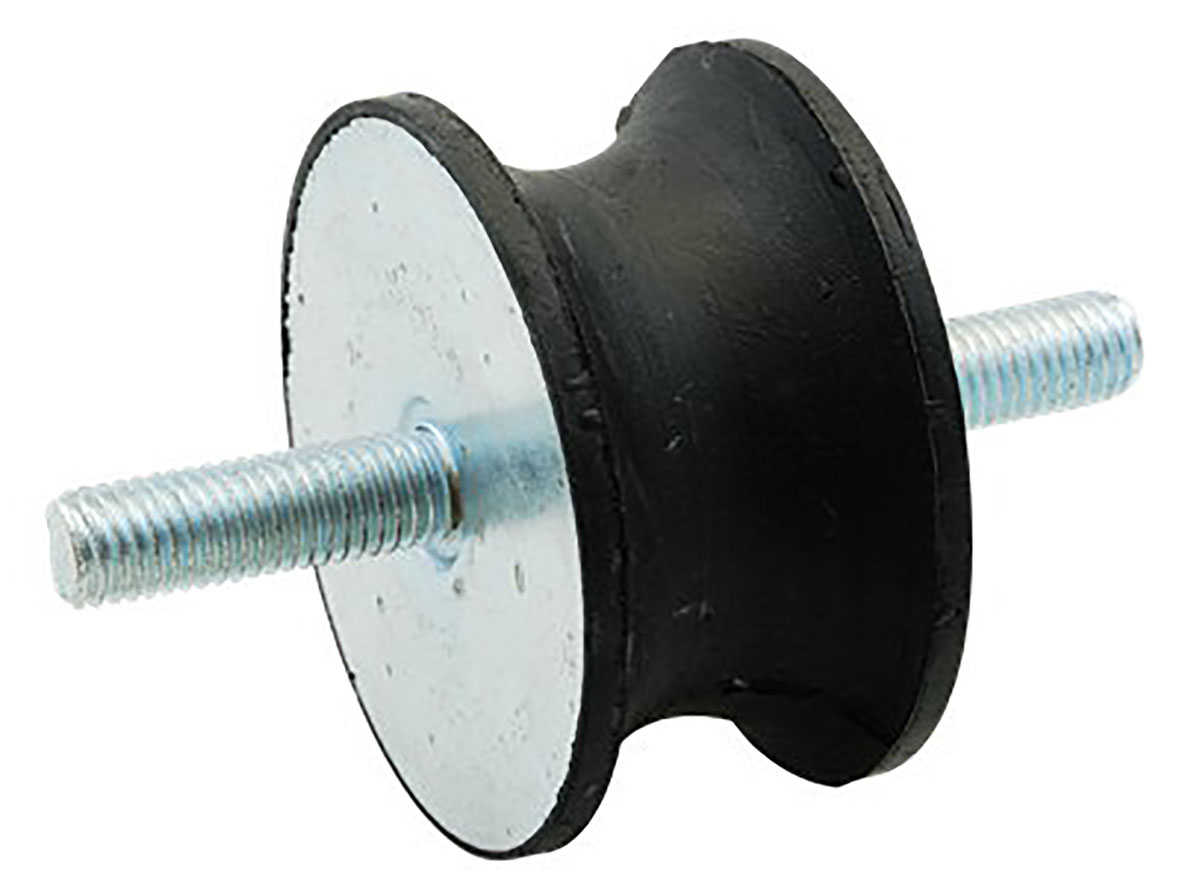 RS PRO M8 Anti Vibration Mount, Male to Male Bobbin with 13 Compression Load