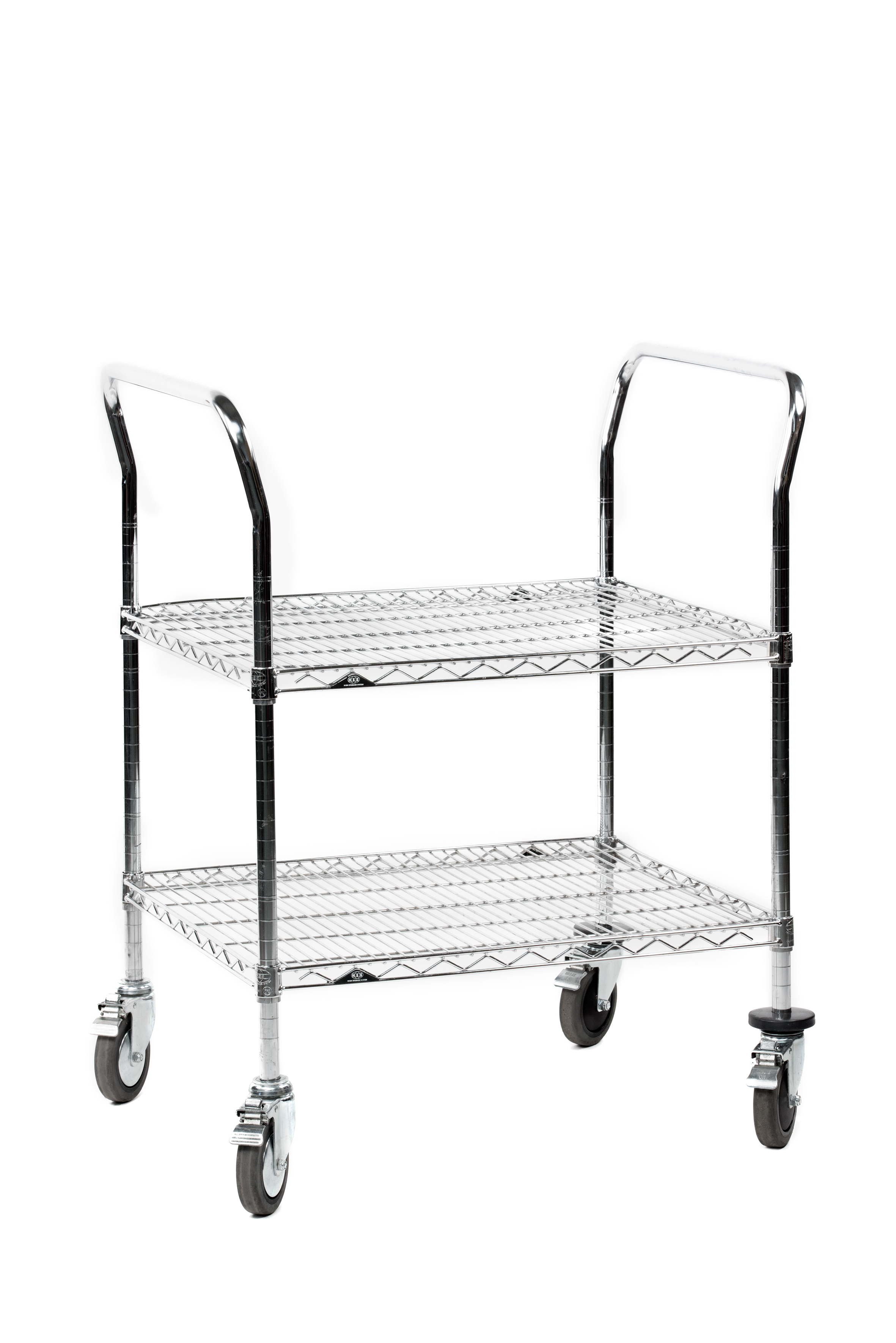 EUROSTAT 2 Shelf Trolley Trolley, 460x760x1030mm, 200kg Load