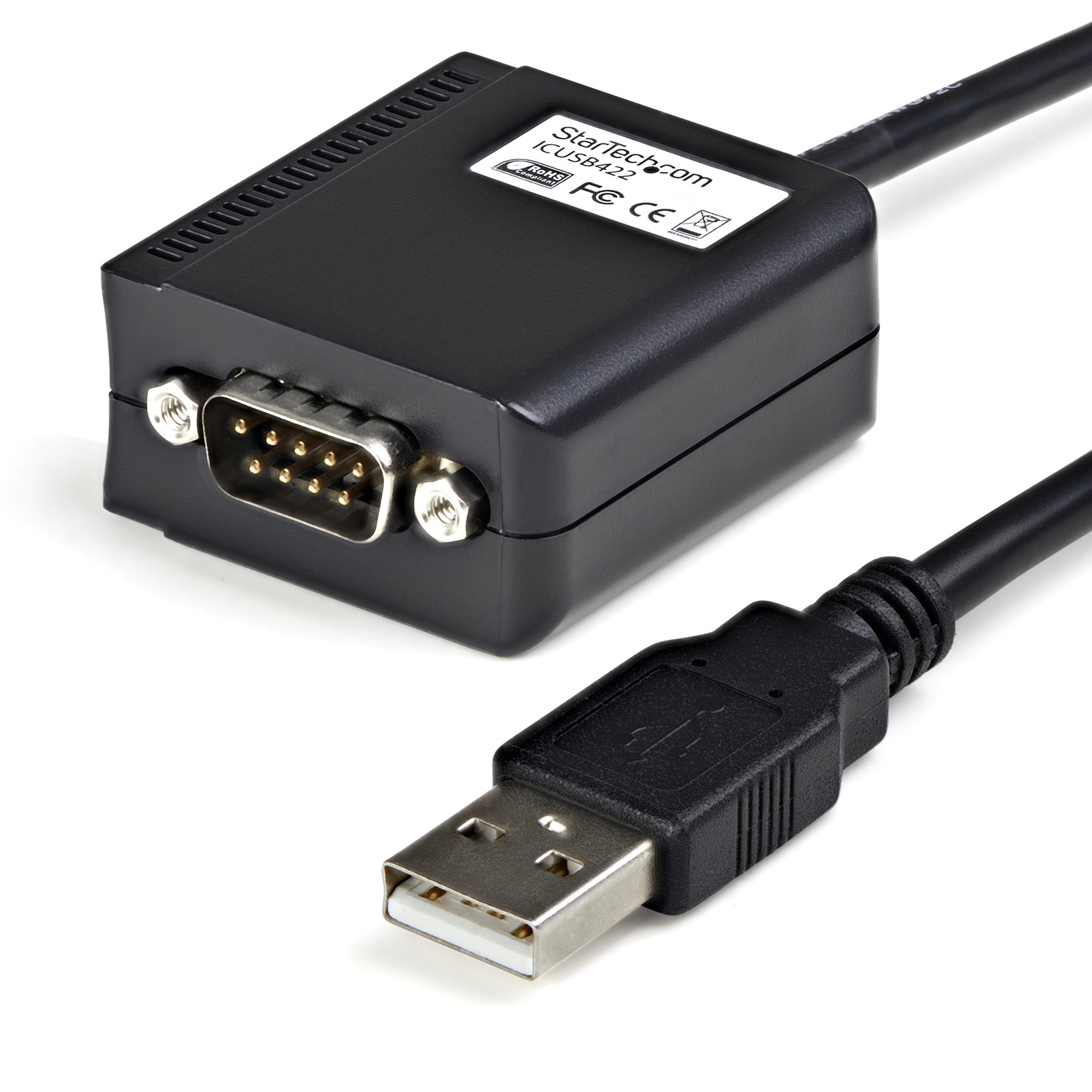 StarTech.com RS422, RS485 USB A Male to D-sub, 9 Pin Male Converter Cable