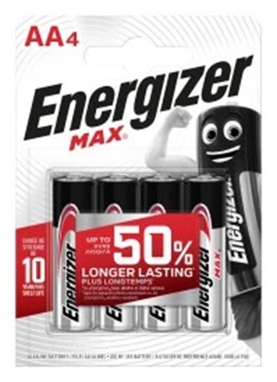 Energizer MAX Zinc Manganese Dioxide AA Batteries 1.5V