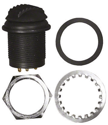 APEM Toggle Switch, Panel Mount, On-Off-On, SPDT, Solder Terminal