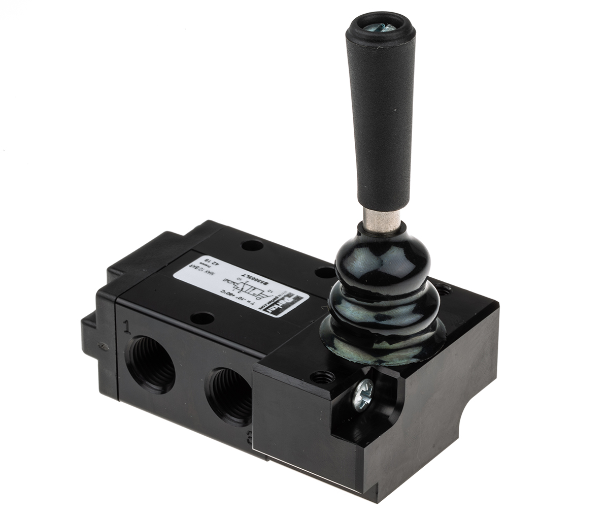 Parker Lever 3/2 Pneumatic Manual Control Valve B53 Series, G 1/4, 1/4in, III B