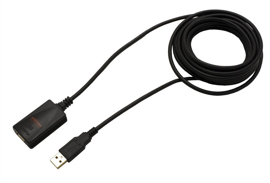 Roline 1 USB 2.0 USB Extension Cable, up to 5m Extension Distance