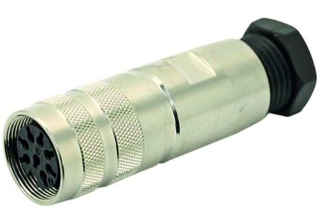 Amphenol Industrial, C091 6 Pole M16 Din, DIN EN 61076-2-106, 7A, 300 V IP67, Screw Coupling, Female, Cable Mount