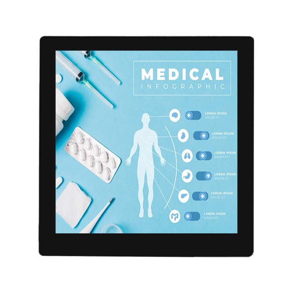 Midas MDT0400AC-USBC IPS TFT TFT LCD Display / Touch Screen, 4in, 720 X720pixels