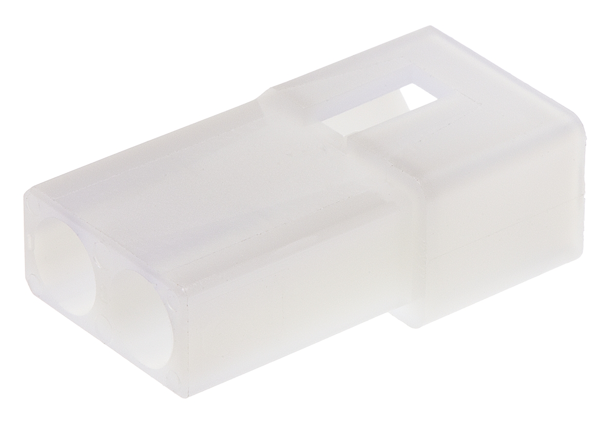 Molex, STANDARD .093" Male Connector Housing, 6.3mm Pitch, 2 Way, 1 Row