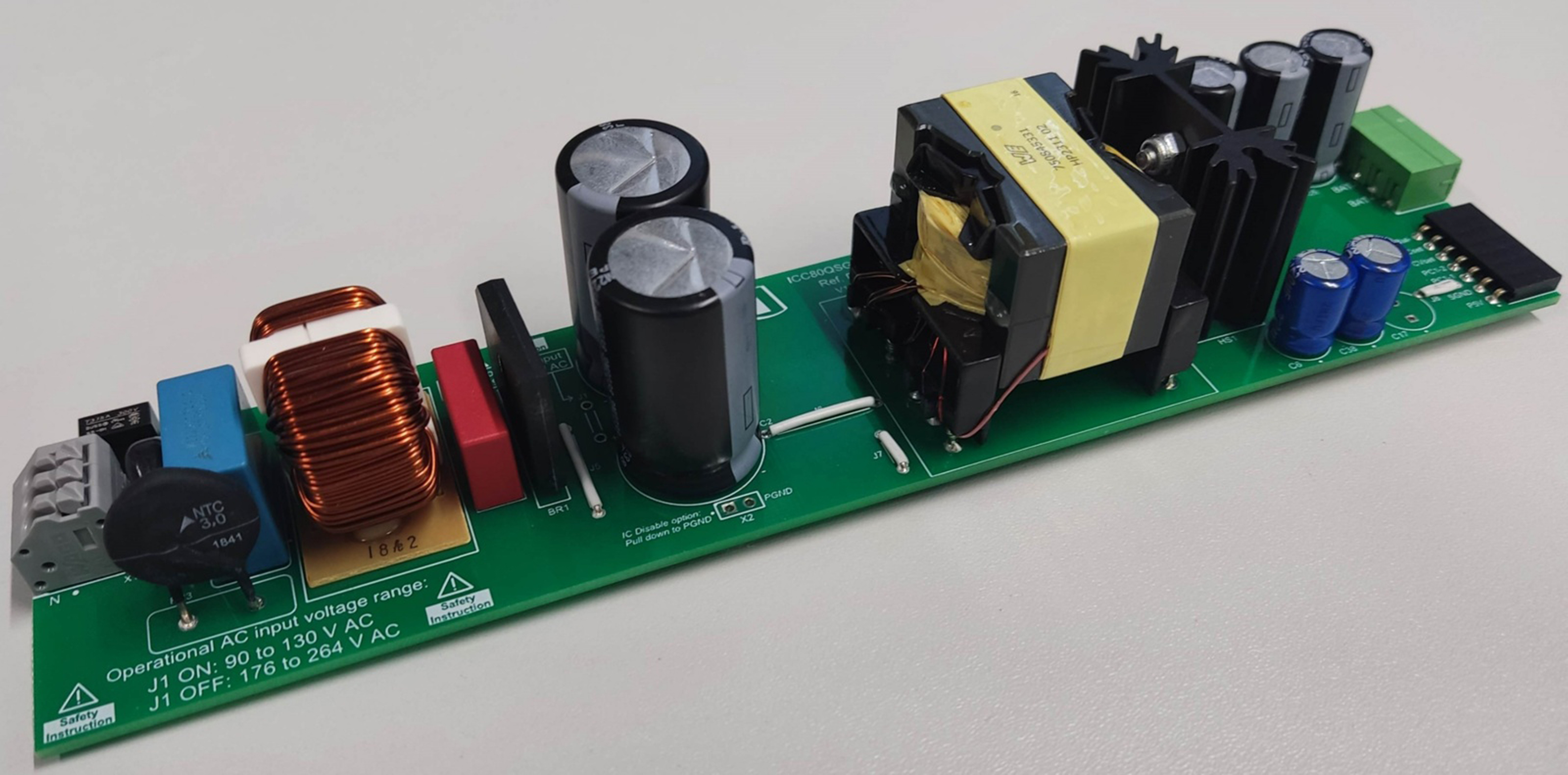 Infineon REF_ICC80QSG_84W3_BPA AC-DC Converter for Charger, Power Tools