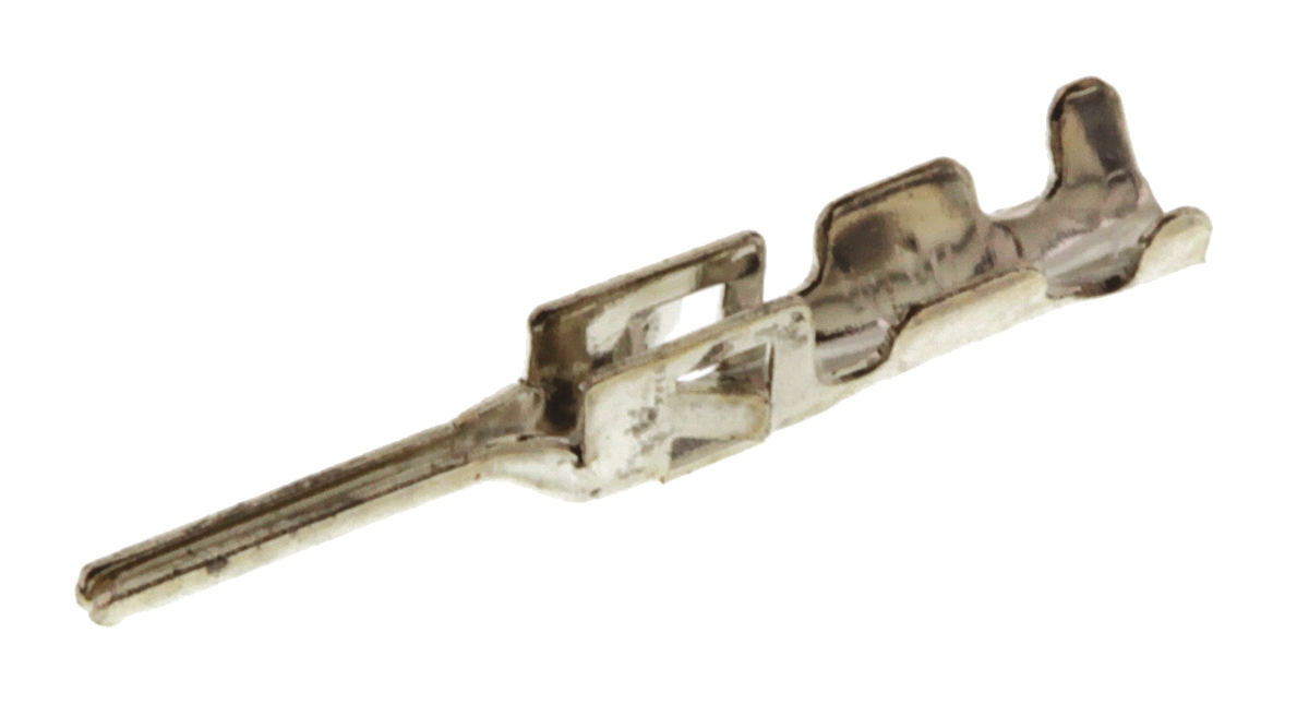 TE Connectivity Micro MATE-N-LOK Series Male Crimp Terminal, 24AWG Min, 20AWG Max