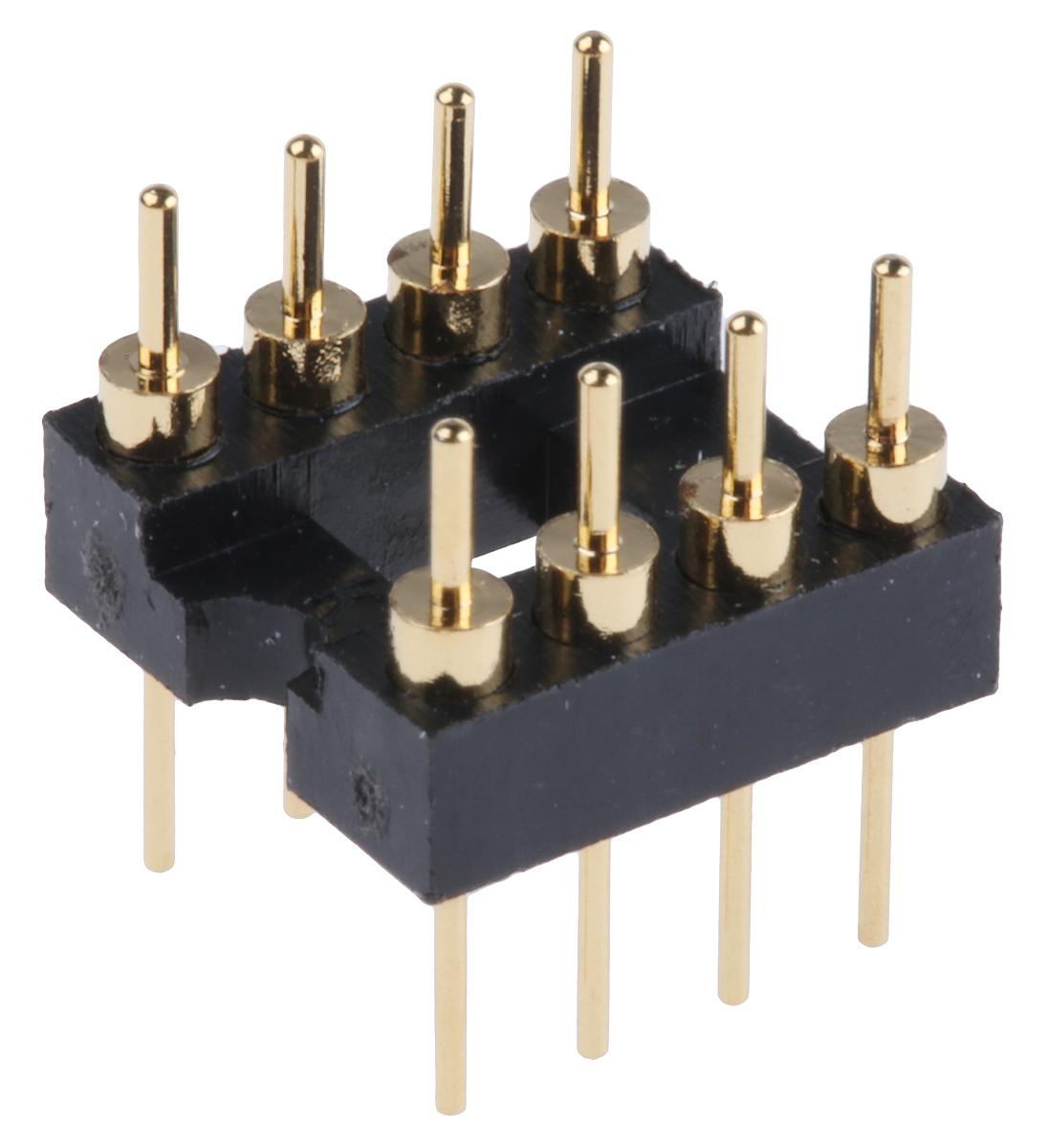 ASSMANN WSW Straight Through Hole Mount 2.54mm Pitch IC Socket Adapter, 8 Pin Male DIP to 8 Pin Male DIP