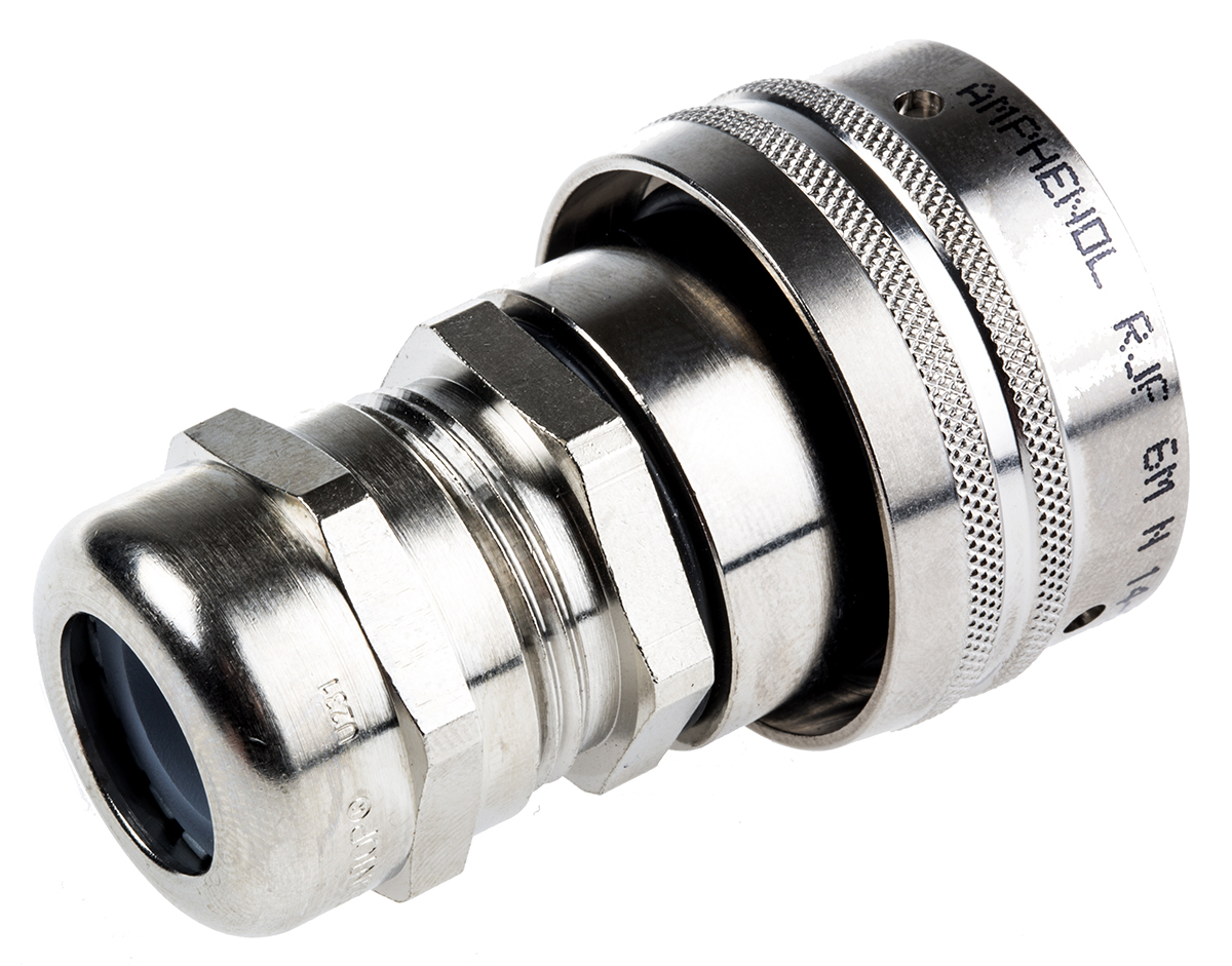 Amphenol Socapex RJF Series Male RJ45 Connector, Cable Mount, Cat5e Straight 1 Port 8 -Way