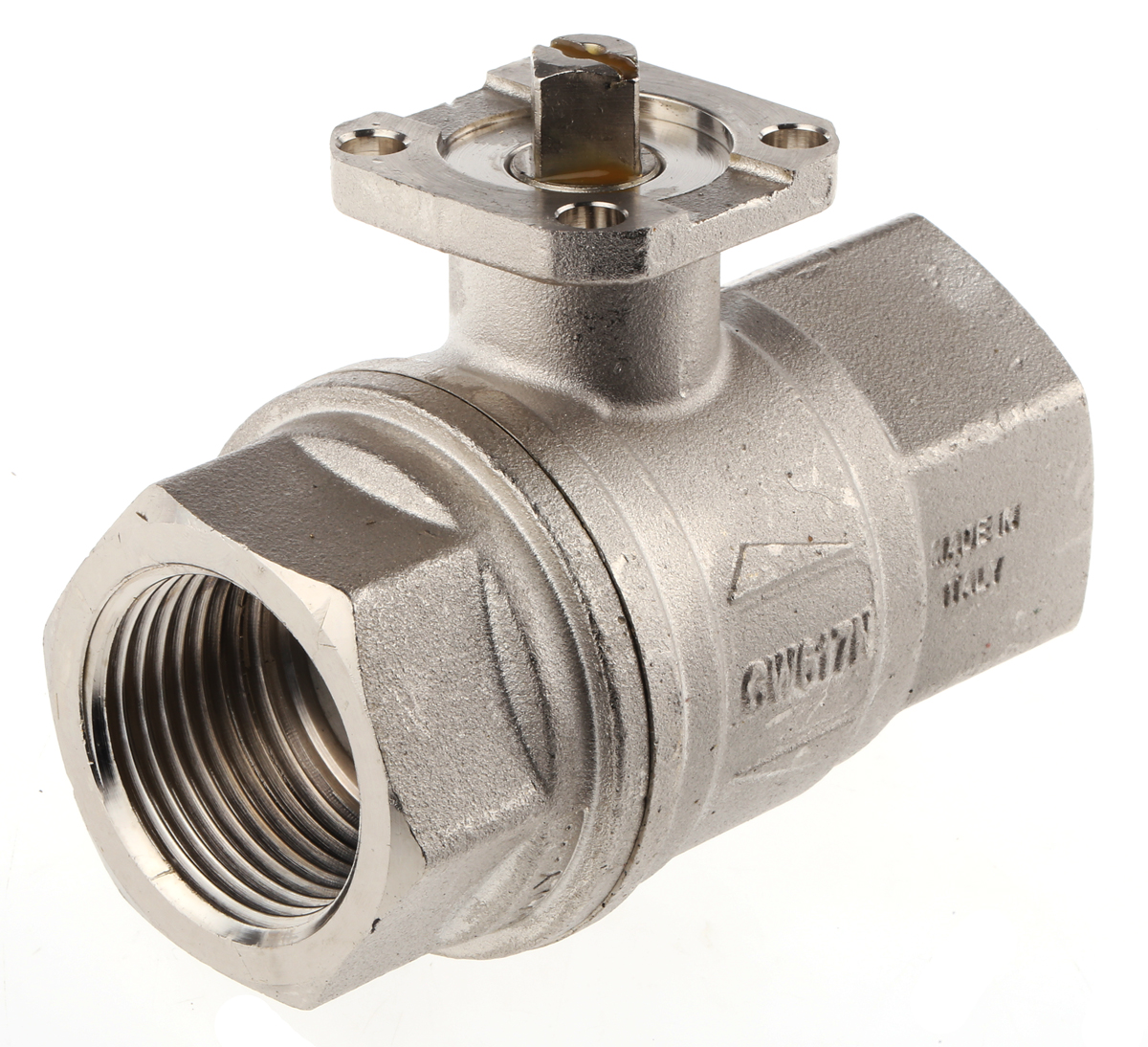 RS PRO Brass Full Bore, 2 Way, Ball Valve, Threaded