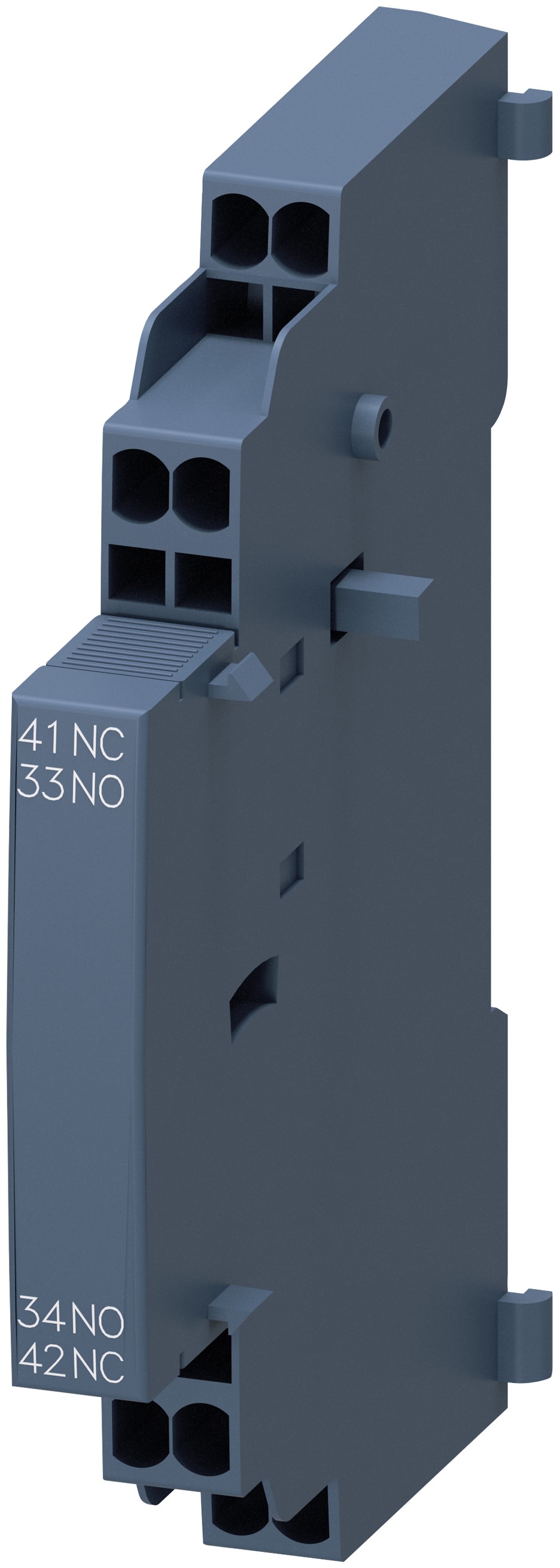Siemens Auxiliary Contact, 2 Contact, 1NC + 1NO, Plug In, SIRIUS 3RV2
