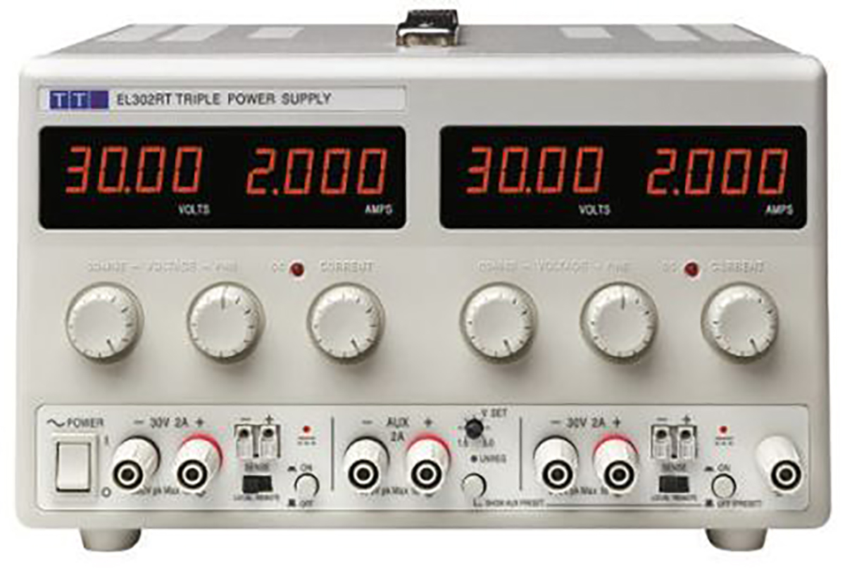 Aim-TTi EL-R Series Digital Bench Power Supply, 0 → 30V, 0 → 2A, 2-Output, 120W - UKAS Calibrated