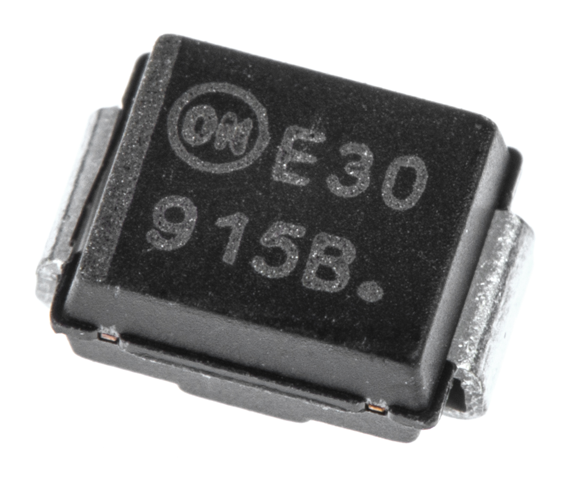 onsemi, 3.9V Zener Diode 5% 3 W SMT 2-Pin SMB