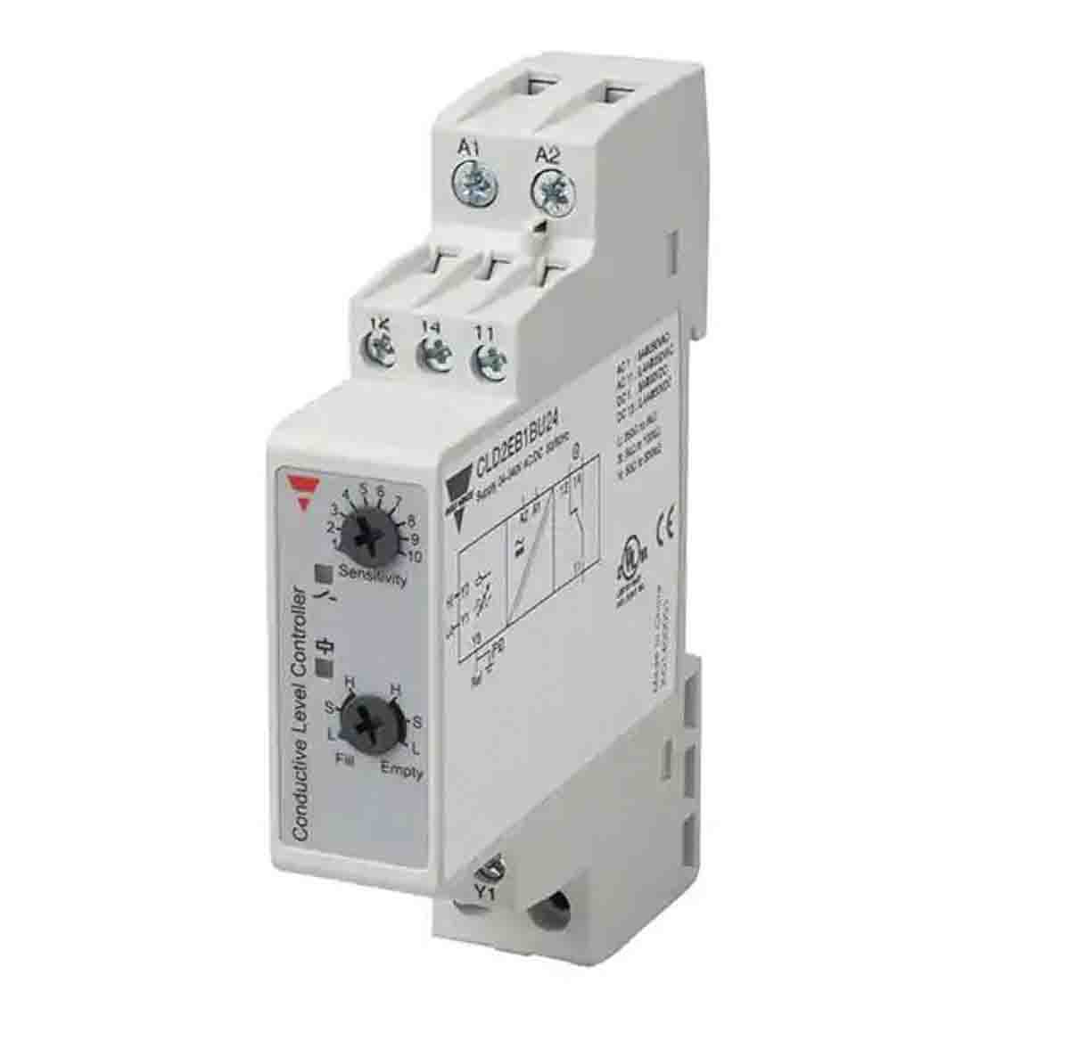 Carlo Gavazzi CLD2EB1BU24 Series Level Controller - DIN Rail, 24 V 2 Analog Input Relay
