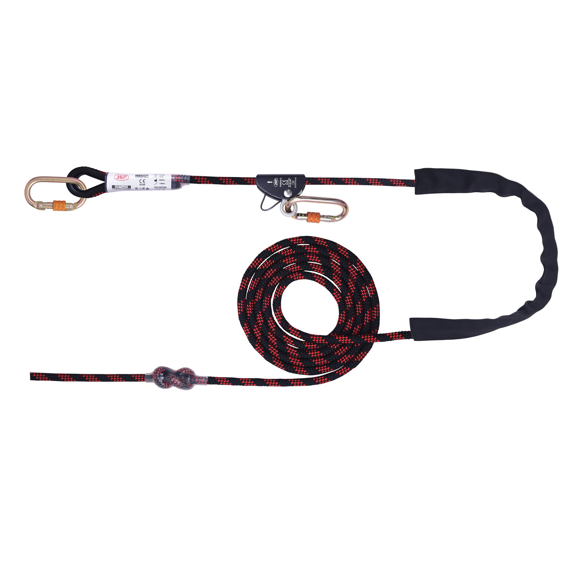 JSP 5m Work Positioning Work Positioning Lanyard Screw Gate Karabiner Single
