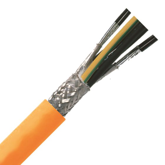 Lapp ÖLFLEX SERVO FD Control Cable, 6 Cores, 1.5 mm² CSA 15 AWG, Screened, 50 m, Orange Polypropylene Sheath