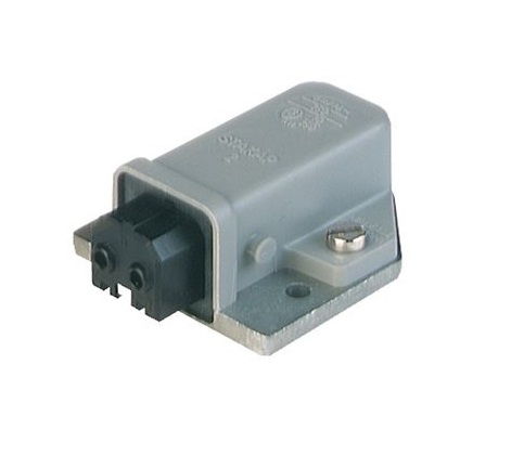 Hirschmann, ST IP20 Grey Panel Mount 2P Industrial Power Plug, Rated At 16A, 250 V