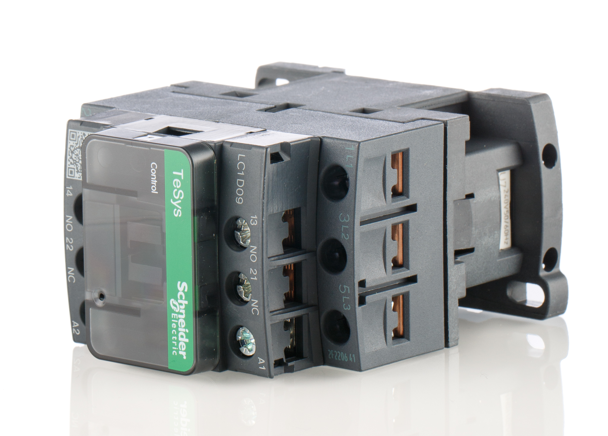 Schneider Electric LC1D Series Contactor, 240 V ac Coil, 3-Pole, 9 A, 4 kW, 3NO, 690 V ac