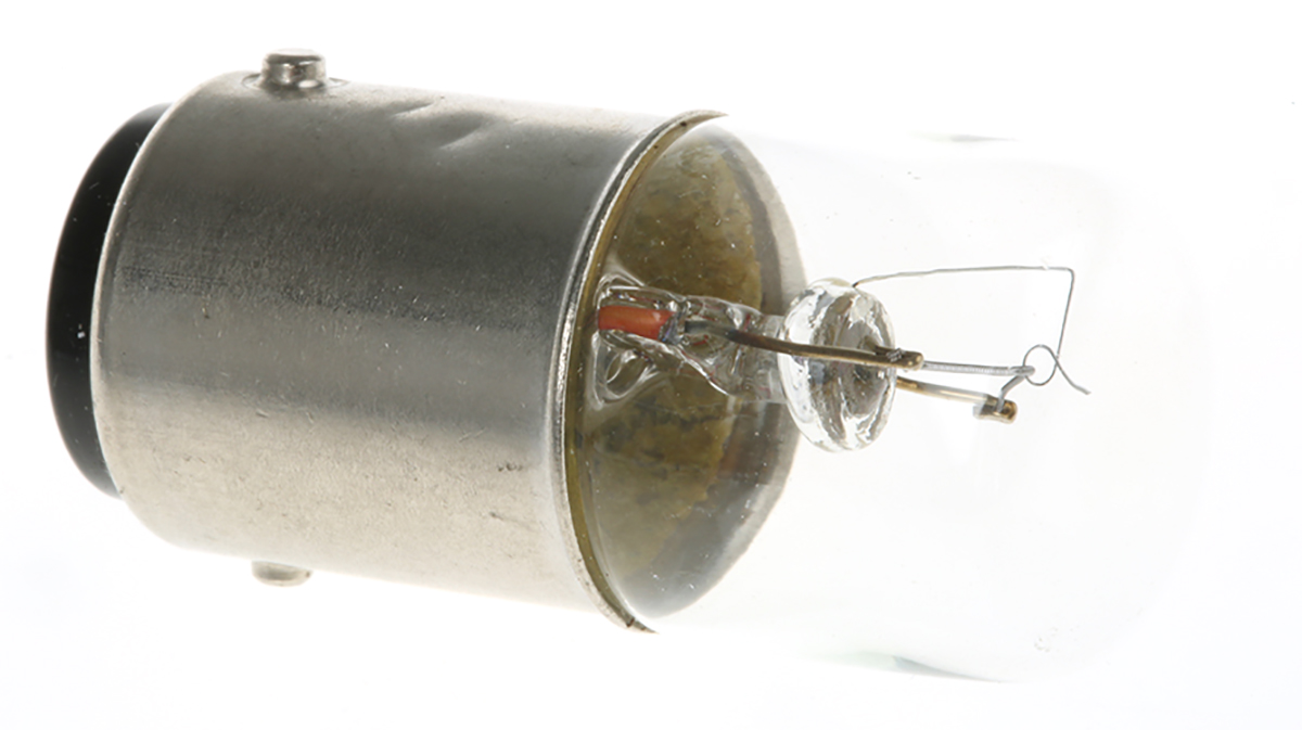 RS PRO BA15d Indicator Light, Clear, 12 V, 400 mA, 3000h