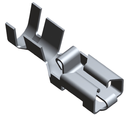 TE Connectivity Positive Lock .250 Mk I Female Spade Connector, Receptacle, 3mm² to 6mm²