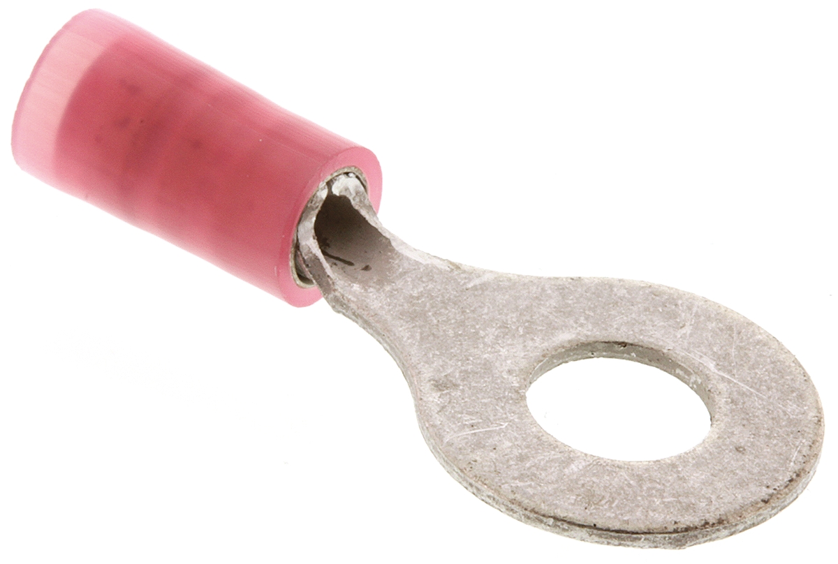 Molex, Avikrimp Insulated Ring Terminal, M5 (#10) Stud Size, 0.5mm² to 1mm² Wire Size