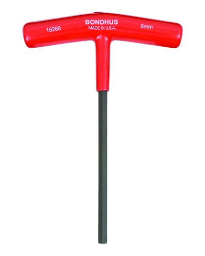 Bondhus T Shape Metric Hex Key, 6mm