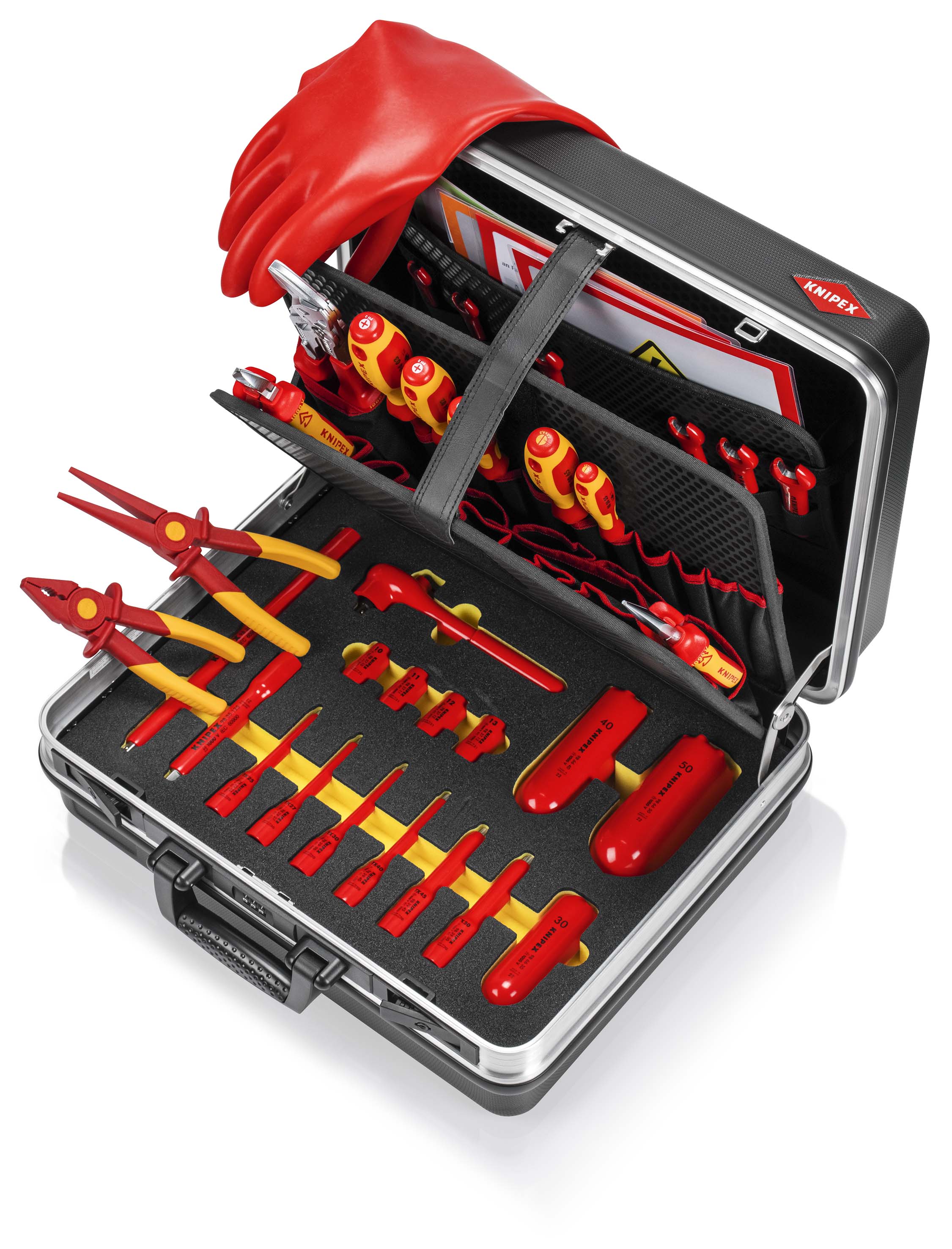 Knipex 29 Piece Ev Tool Case Tool Case with Case, Yes