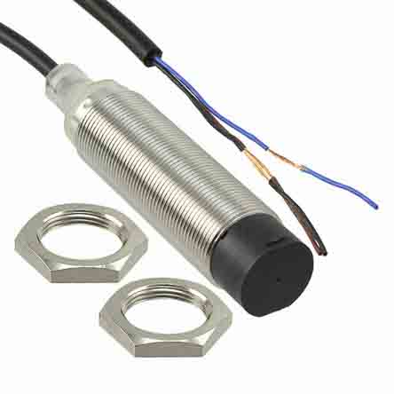 Omron Inductive Threaded Barrel Proximity Sensor, M18, 16 mm Detection, PNP NO, 10 → 30 V dc