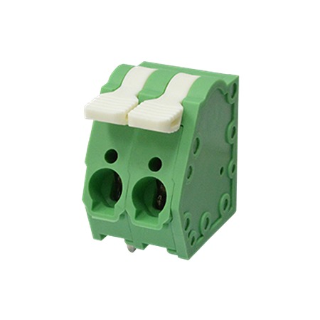 Amphenol Industrial NZ03205C0000G Series PCB Terminal Block, 3-Contact, 7.5mm Pitch, PCB Mount, 1-Row, Through Hole