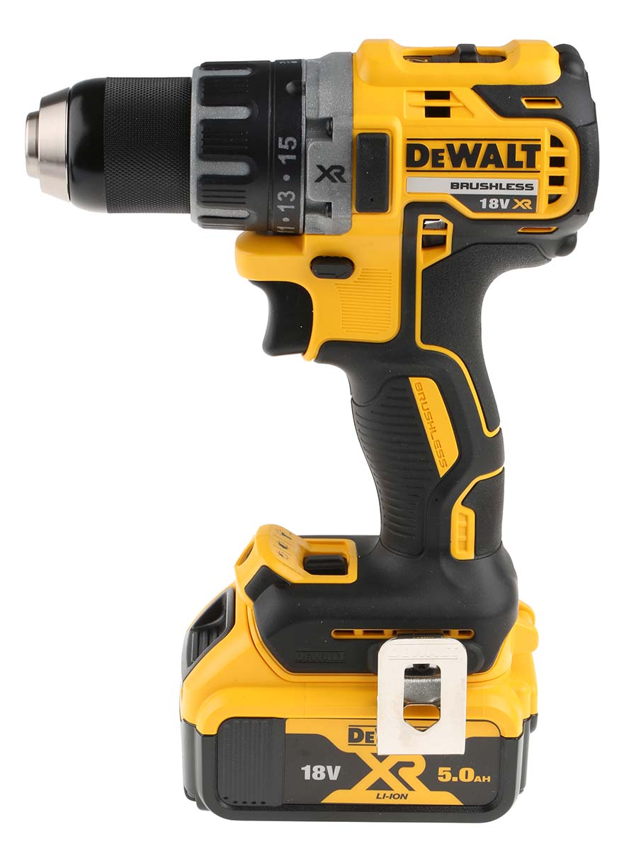 DeWALT XR Brushless Keyless 18V Cordless Drill Driver Li-Ion, Type G - British 3-Pin