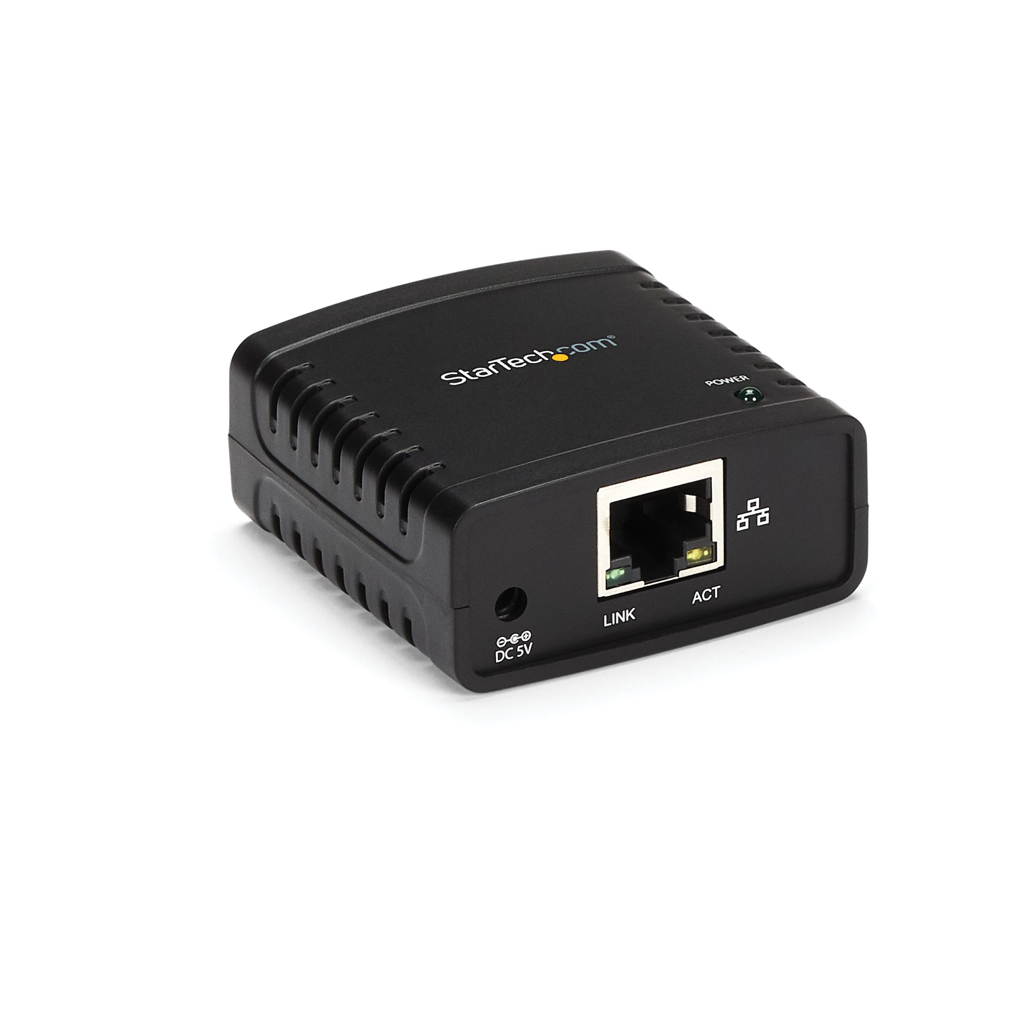 StarTech.com Serial Device Server, 1 Ethernet Port, USB A, RJ45 Interface