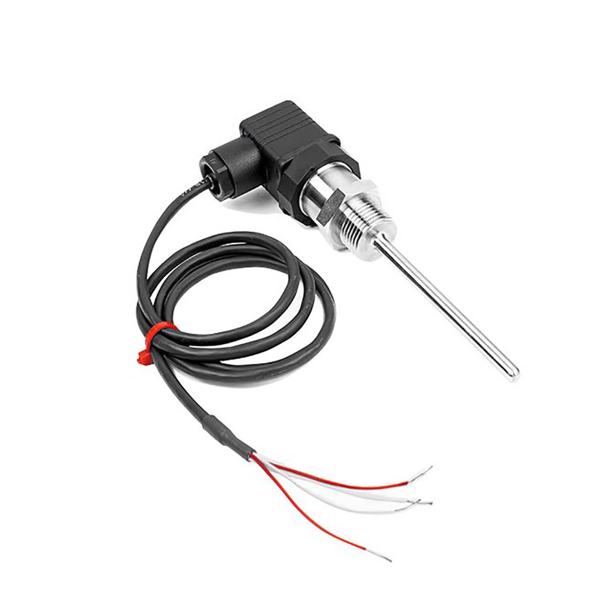 RS PRO PT100 RTD Sensor, 6mm Dia, 100mm Long, 3 Wire, G1/2, Class A +250°C Max