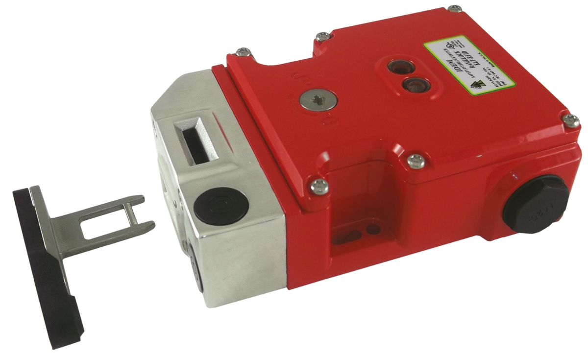 IDEM KLTM-RFID Series Solenoid Interlock Switch, Power to Unlock, 24V dc, Actuator Included