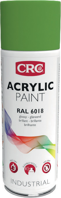 CRC 400ml RAL 6018 Green-Yellow Gloss Spray Paint